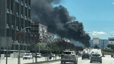 Bursa'da Depoda Yangın