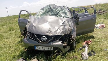 Şırnak'ta Takla Atan Araçta Sürücü Ağır Yaralandı