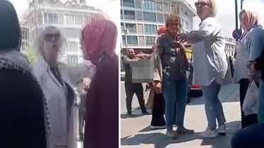 Fast-food zincirini protesto eden gruba sözlü saldırı