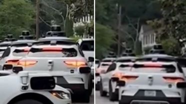 Atlanta’da yolcusu olmayan otonom araçlar mahalleyi istila etti