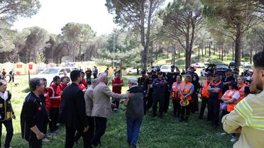 Kazdağları'nda gerçeğini aratmayan arama kurtarma tatbikatı
