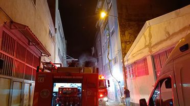 Bursa'daki tekstil atölyesinde yangın