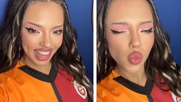Eurovision birincisi Dara, Galatasaray forması giyip destek istemiş