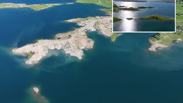 Maldivler değil, Diyarbakır: Geçen yıl çöl gibiydi, bu yıl turkuaza büründü