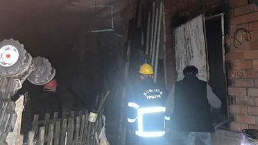 Bartın'da Yangında Hasta ve Kuş Kurtarıldı