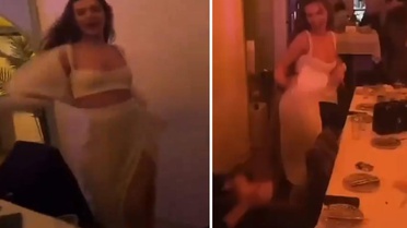 Melisa Döngel doyasıya eğlendi, dans performansı dikkat çekti