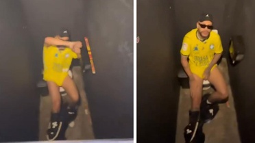 Neymar'ı tuvaletini yaparken yakaladılar