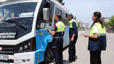 Şanlıurfa'da toplu taşıma araçları denetlendi