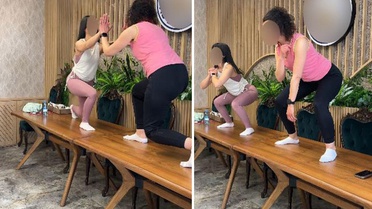 Masa üstünde zumba dansı sorumluyu görevinden etti, belediye hukuki süreç başlattı