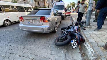 Nazilli'de Motosiklet Kazası