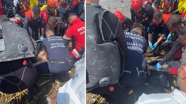Hatay'da sele kapılarak kaybolan gençlerden birinin cansız bedenine ulaşıldı