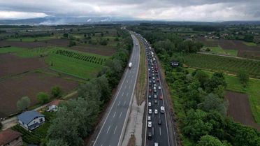 Kurban Bayramı Yolculuğunda Trafik Çilesi