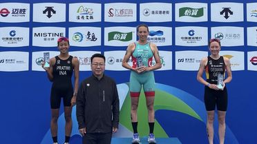 Sinem Tous Servera Asya Triatlon Kupası'nda Şampiyon