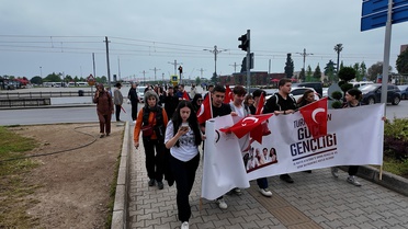 Samsun'da Dağcılık Yürüyüşü Başladı