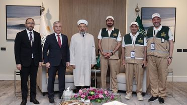 Diyanet Başkanı Mekke'de Hac Bakanı ile Görüştü