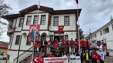 Kurtuluş Mücadelesi Yürüyüşü Tamamlandı