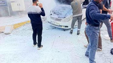 Diyarbakır'da Otomobil Yangını