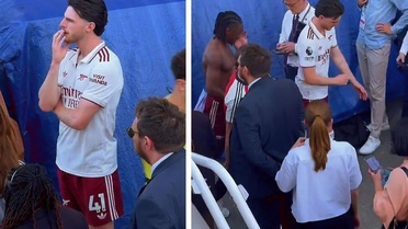 Eski takımının küme düştüğünü gören Declan Rice resmen yıkıldı