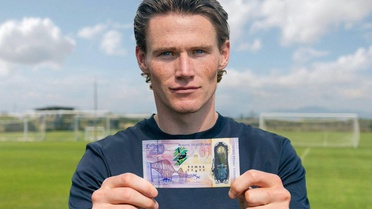 İskoçya'da McTominay'in attığı röveşata golün işlendiği 20 sterlinlik banknot basıldı