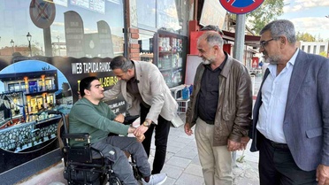 Akçadağ Belediye Başkanı Ulutaş'tan bayram öncesi esnaf ziyareti