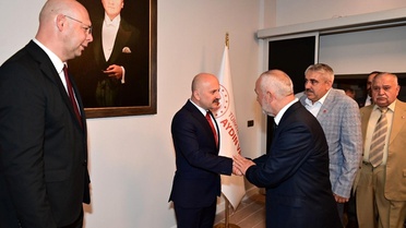 Aydın protokolü bayramlaştı