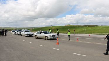 Bayburt'ta Jandarma Bayram Denetimi