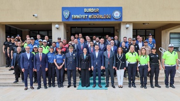 Burdur Valisi kurum ziyaretlerinde