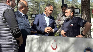 Çankırı'da şehitler bayram arifesinde dualarla anıldı