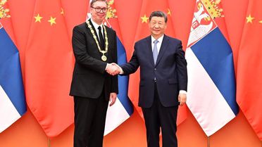 Xi Jinping, Vucic'e Madalya Takdim Etti