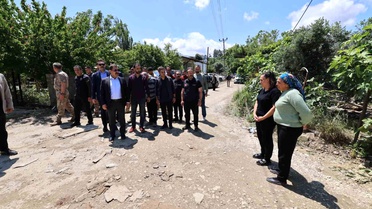 Hatay'da Vali Masatlı Su Baskınlarını İnceledi