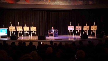 Erzurum'da 'Zor Zamanda Konuşan Adam: Necip Fazıl Kısakürek' programına yoğun ilgi