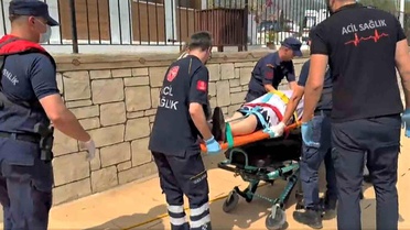 Fethiye'de Yaralıya Acil Müdahale
