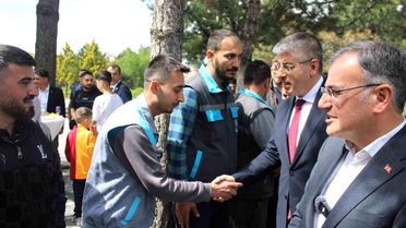 Hacılar'da bayramlaşma programı düzenlendi