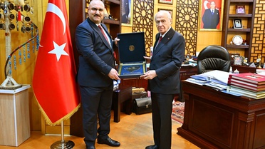 Bahçeli, Kerkük'ün İlk Türkmen Valisi'ni Kabul Etti