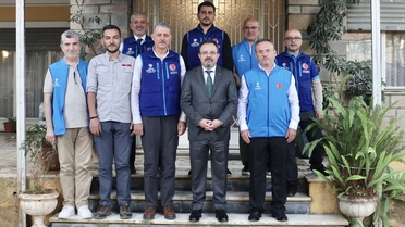 TDV Heyeti Büyükelçi Baran'ı Ziyaret Etti