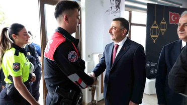 Zonguldak'ta geniş katılımlı bayramlaşma
