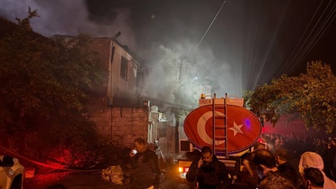 Bozdoğan'da 2 Katlı Evde Yangın