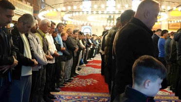 Balıkesir, Zağnospaşa Cami'nde bayramlaştı