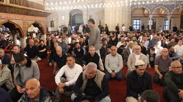 Selimiye Camisi'nde Bayram Namazı Coşkusu