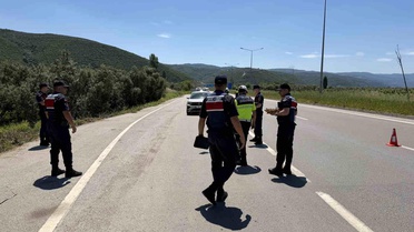 Bursa'da Jandarma Bayram Denetimi
