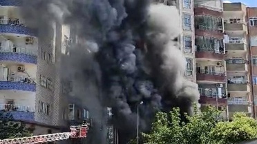 Kızıltepe'de Yangın Söndürüldü
