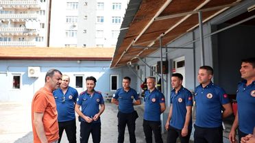 Başkan Çavuşoğlu'ndan bayram mesaisindeki personele ve hastalara ziyaret
