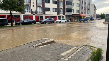 Bozüyük'te Sağanak Yağış Sorun Yarattı