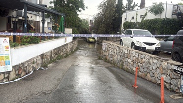 Bodrum'da Sağanak Yağmur Araçları Suyla Doldurdu