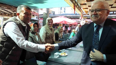 Burhaniye'de bayramlaşma töreninde birlik vurgusu