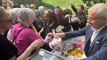 Eyüpsultan'da Kurban Eti Dağıtımı