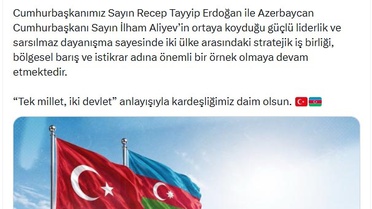 İletişim Başkanı Duran'dan 'Azerbaycan Bağımsızlık Günü' paylaşımı
