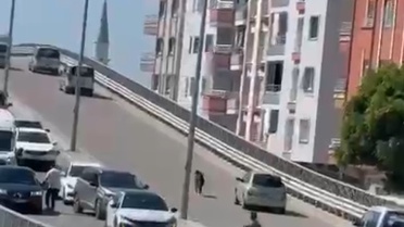 Kaçan Kurbanlık Keçi Trafikte Kaos Yarattı