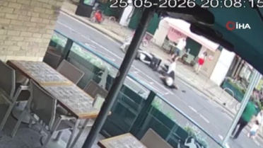 Londra Türk restoran müdürü motosikletin önüne atlayarak kız çocuğunu kurtardı