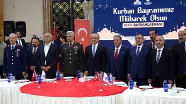 Malatya'da Kurban Bayramı'nda resmi bayramlaşma programı düzenlendi